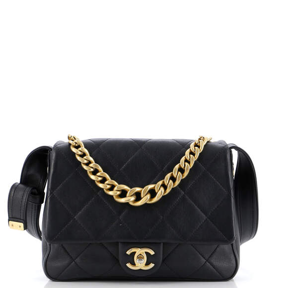 Chanel Chain Handle Flap Bag Quilted #182731C43B - Picture 1 of 8